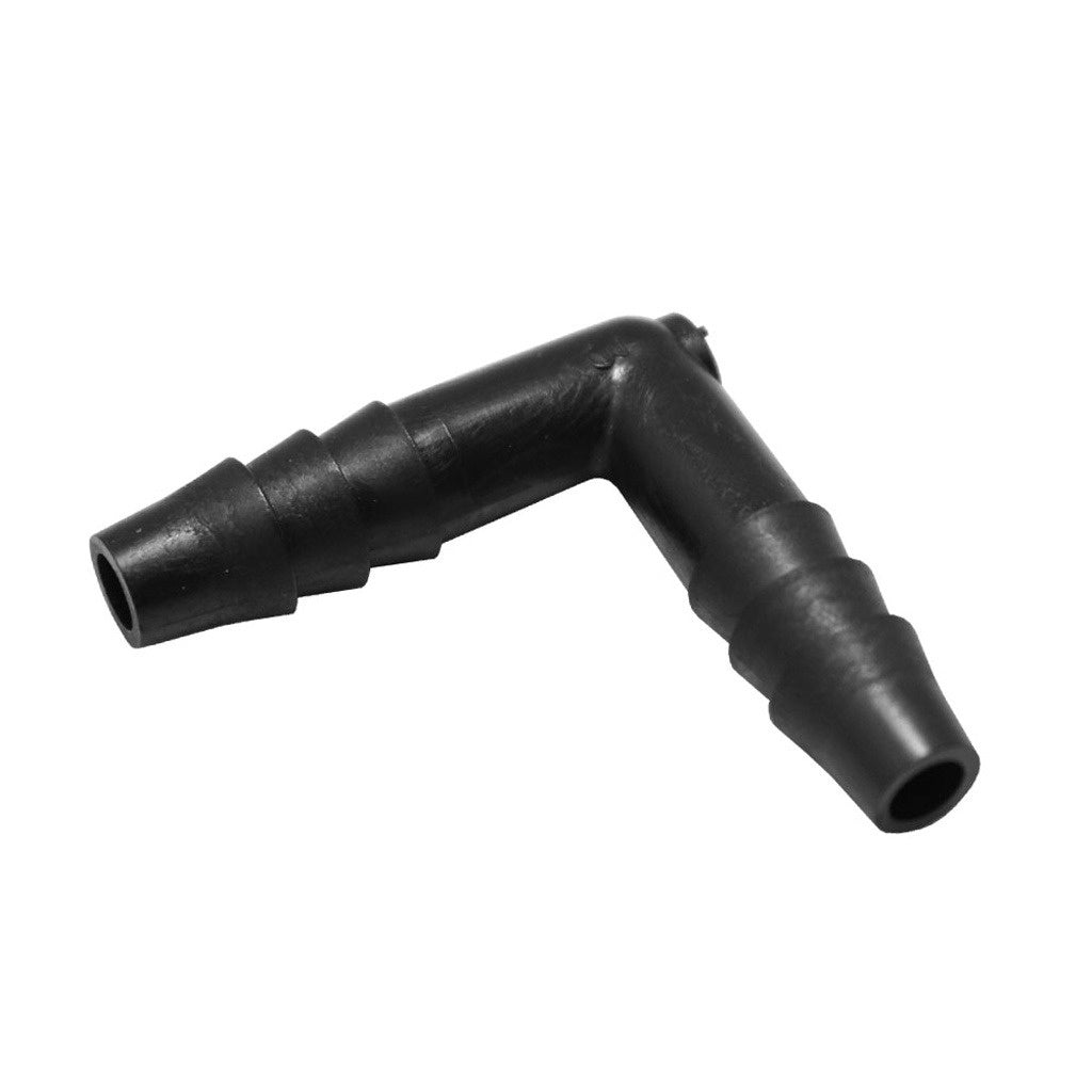 90° Elbow, 1/4" B x 1/4" B Poly