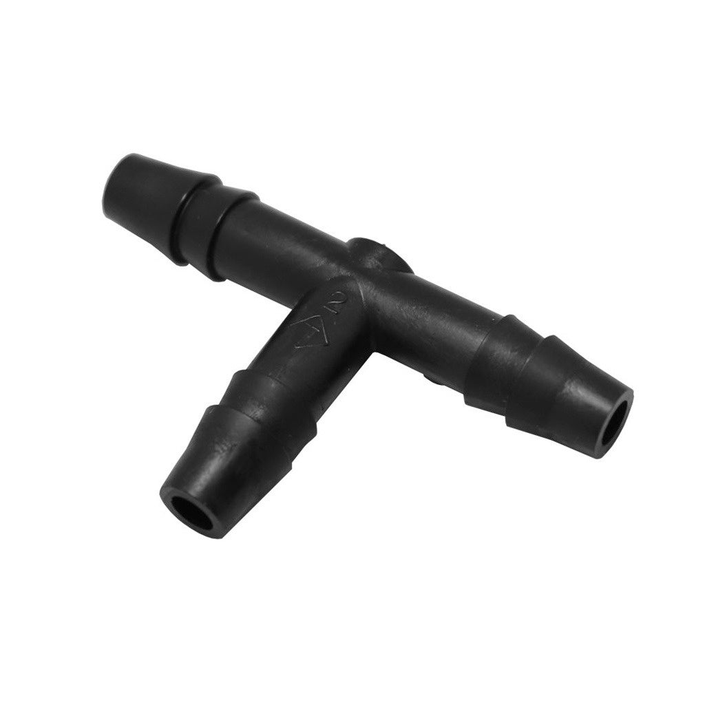 Tee, 1/4" B-All Poly Nylon Plastic Barbed Fitting