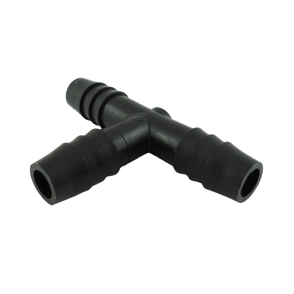 Tee, 3/8" B-All Poly Nylon Plastic Barbed Fitting