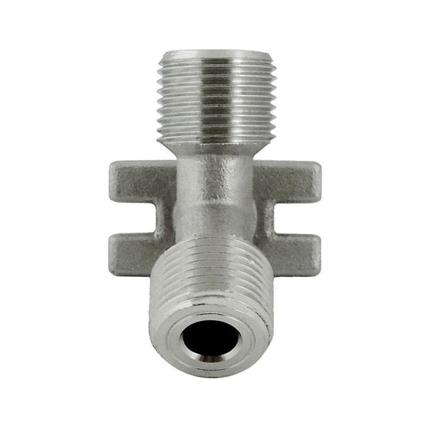 Krome Dispense 45° Wall Bracket, MBT x MBT, Stainless Steel