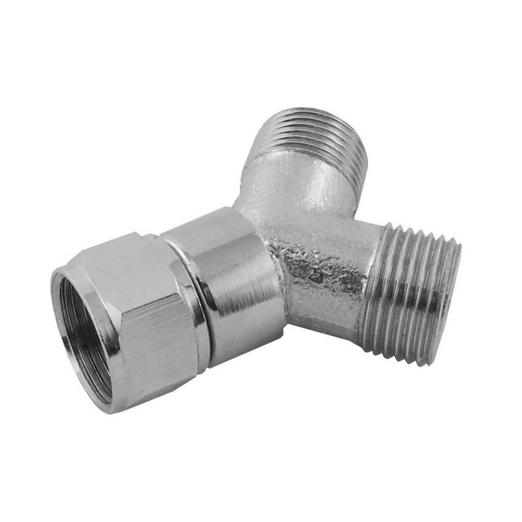 Krome Dispense Beer Line Fitting Y Adapter, 3/8" Bore, 5/8" BSP, Stainless Steel