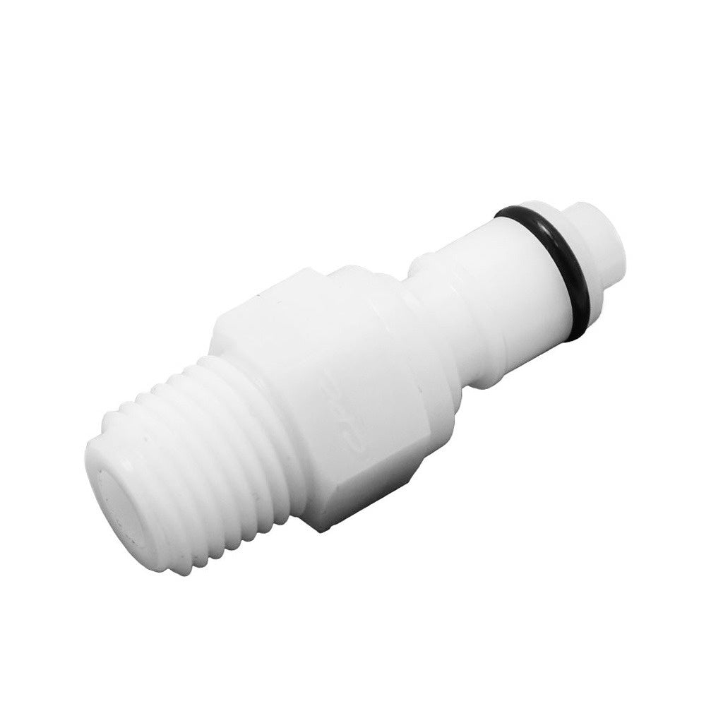 Male Quick Disconnect, 1/4" Male Pipe Thread with Shutoff, APC Series