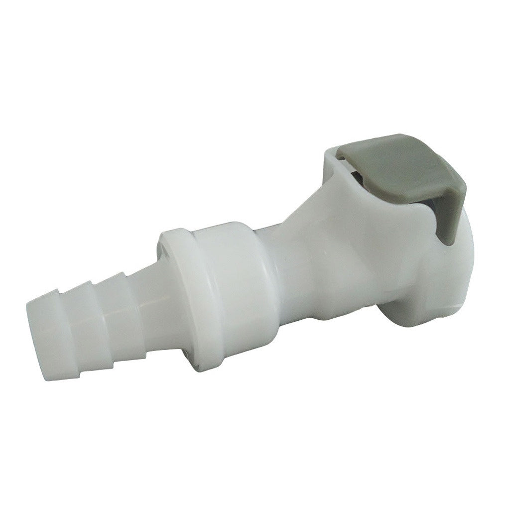 Female Quick Disconnect, 3/8" Barb with Shutoff, APC Series