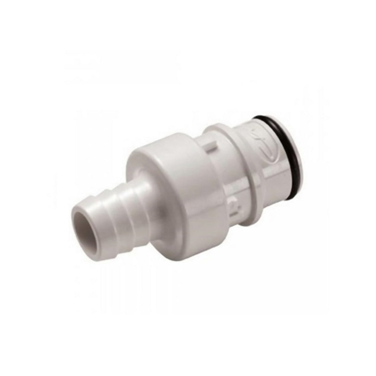 Male Quick Disconnect, 3/8" Barb with Shutoff, HFC35 Series Polysulfone