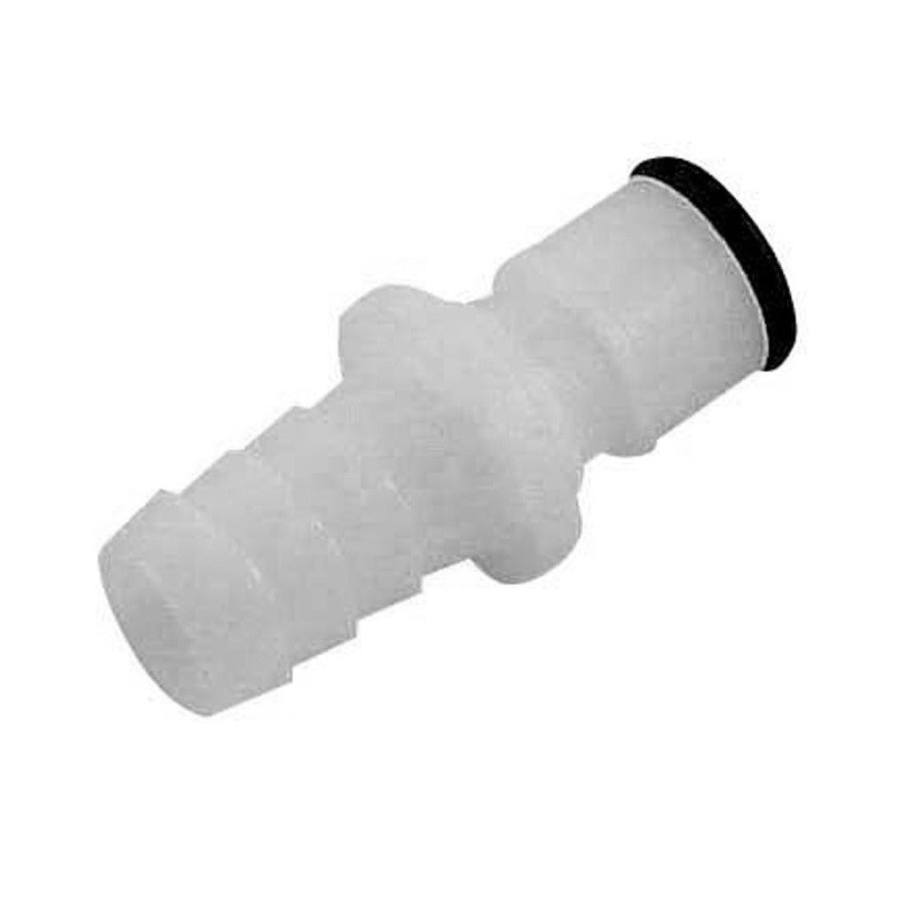 Male Quick Disconnect, 3/8" Barb, No Shutoff, APC Series