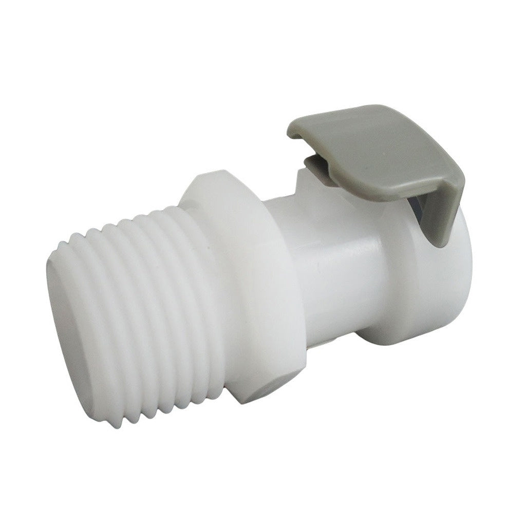 Female Quick Disconnect, 3/8" Male Pipe Thread, No Shutoff, APC Series