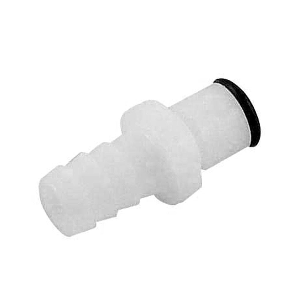 Female Quick Disconnect, 1/4" Barb, No Shutoff, APC Series