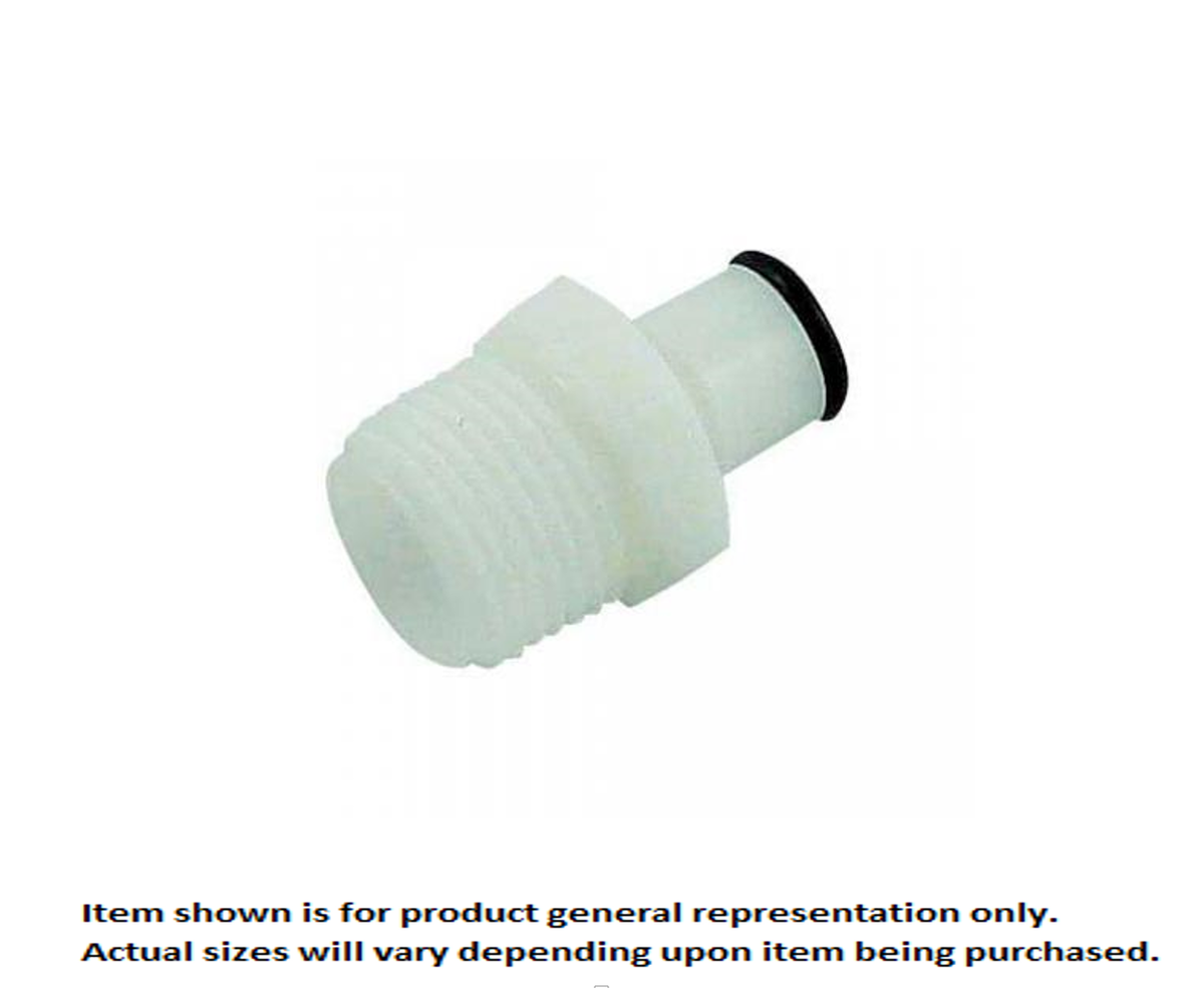 Male Quick Disconnect, 1/4" Male Pipe Thread, No Shutoff, PLC Series