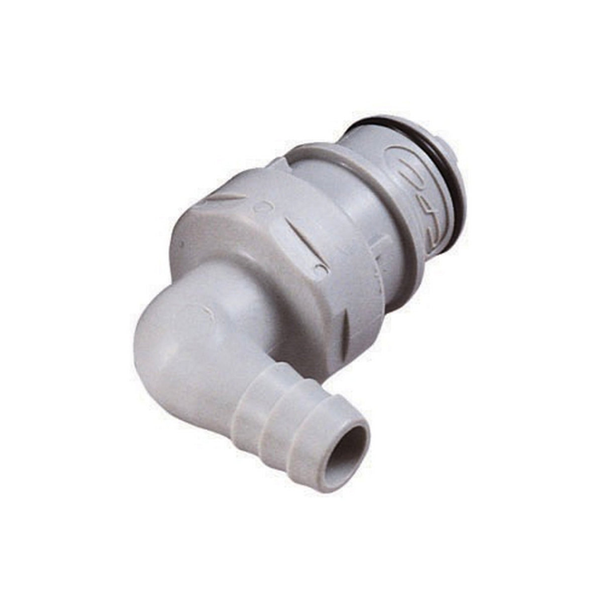 Colder Products Male Quick Disc, 90° 3/8"B-W/Shutoff (Hfc12)