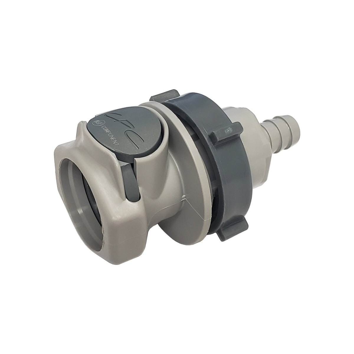 Colder Products Female Pnl Mount Quick Disc, 3/8"B-W/Shutoff (Hfc12)