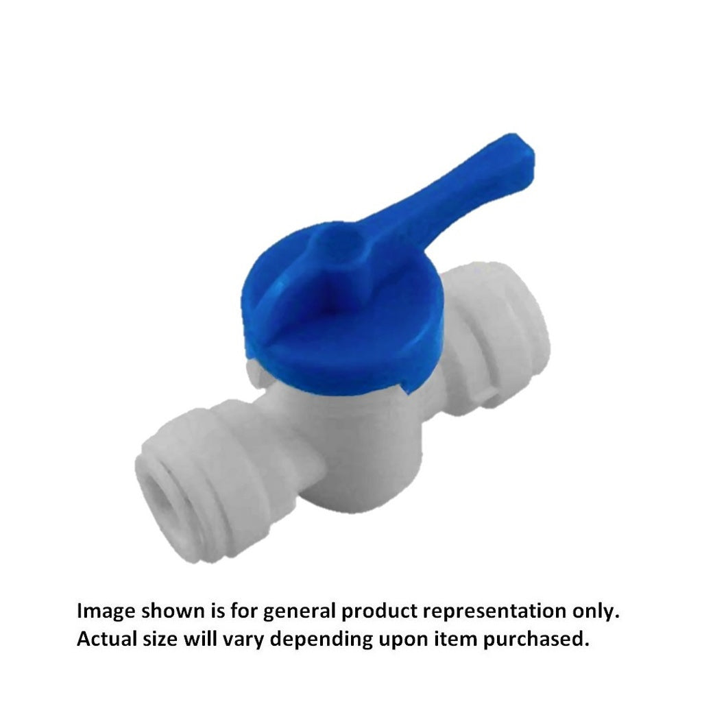 DMfit Push-In Shutoff, 3/8" OD x 3/8" OD