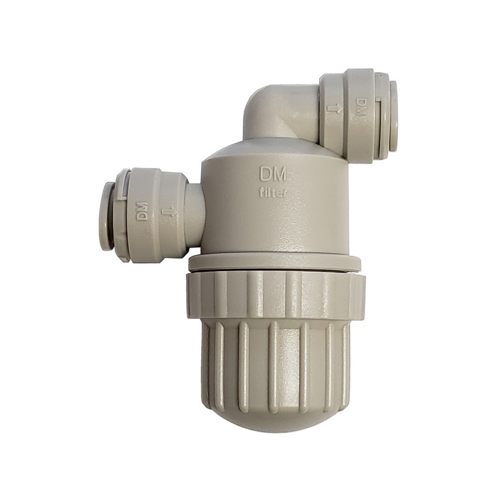DMfit Push-In Strainer, 3/8" OD x 3/8" OD, 200 Mesh