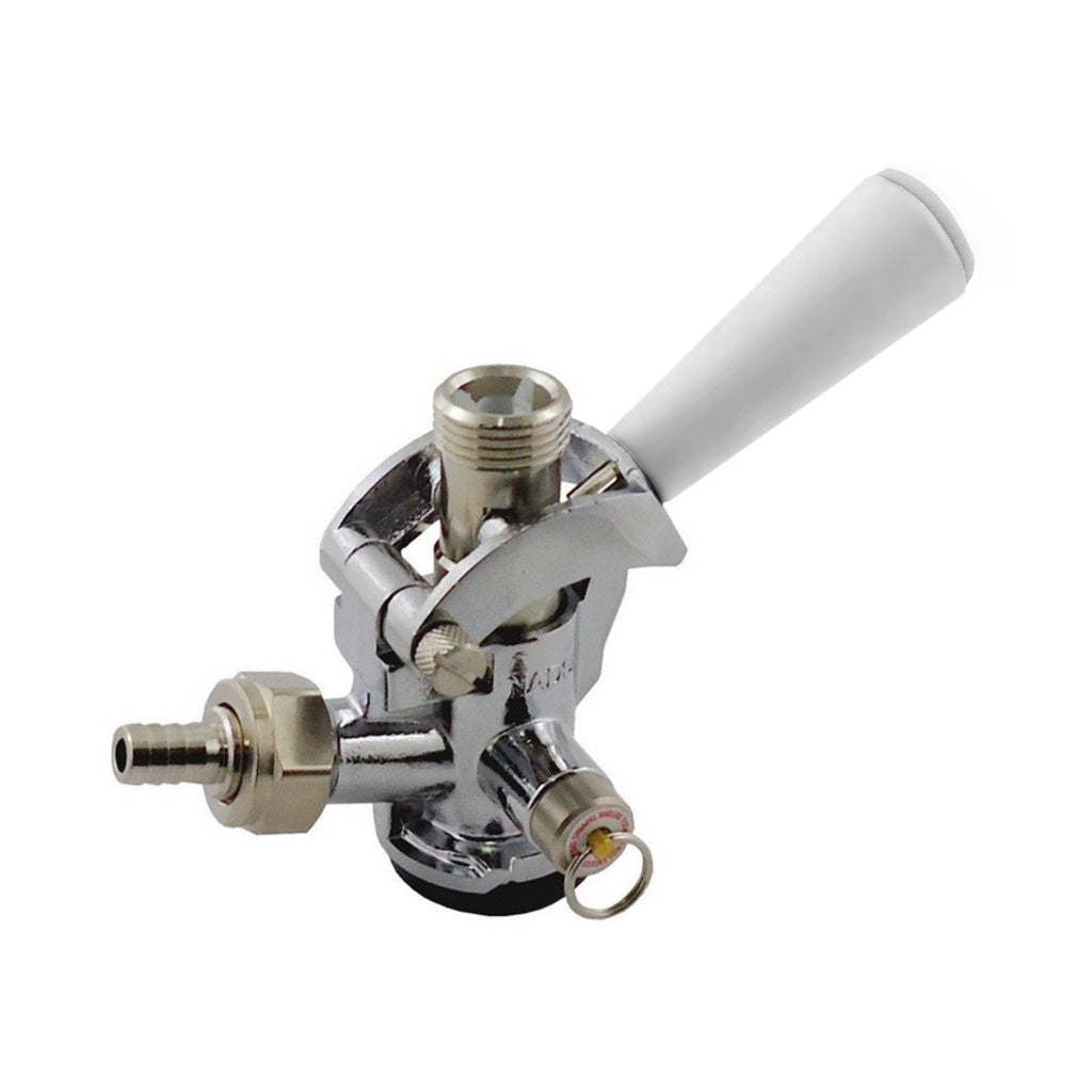 Taprite Keg Coupler, American Sankey, White Lever