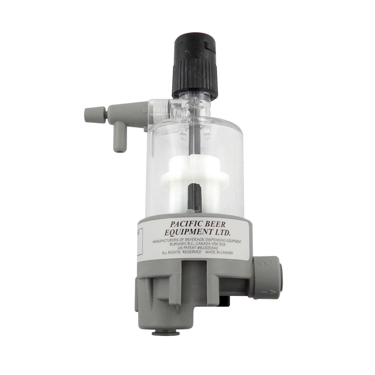 Pacific FOB Liquor Control, In/Out, 3/8" John Guest