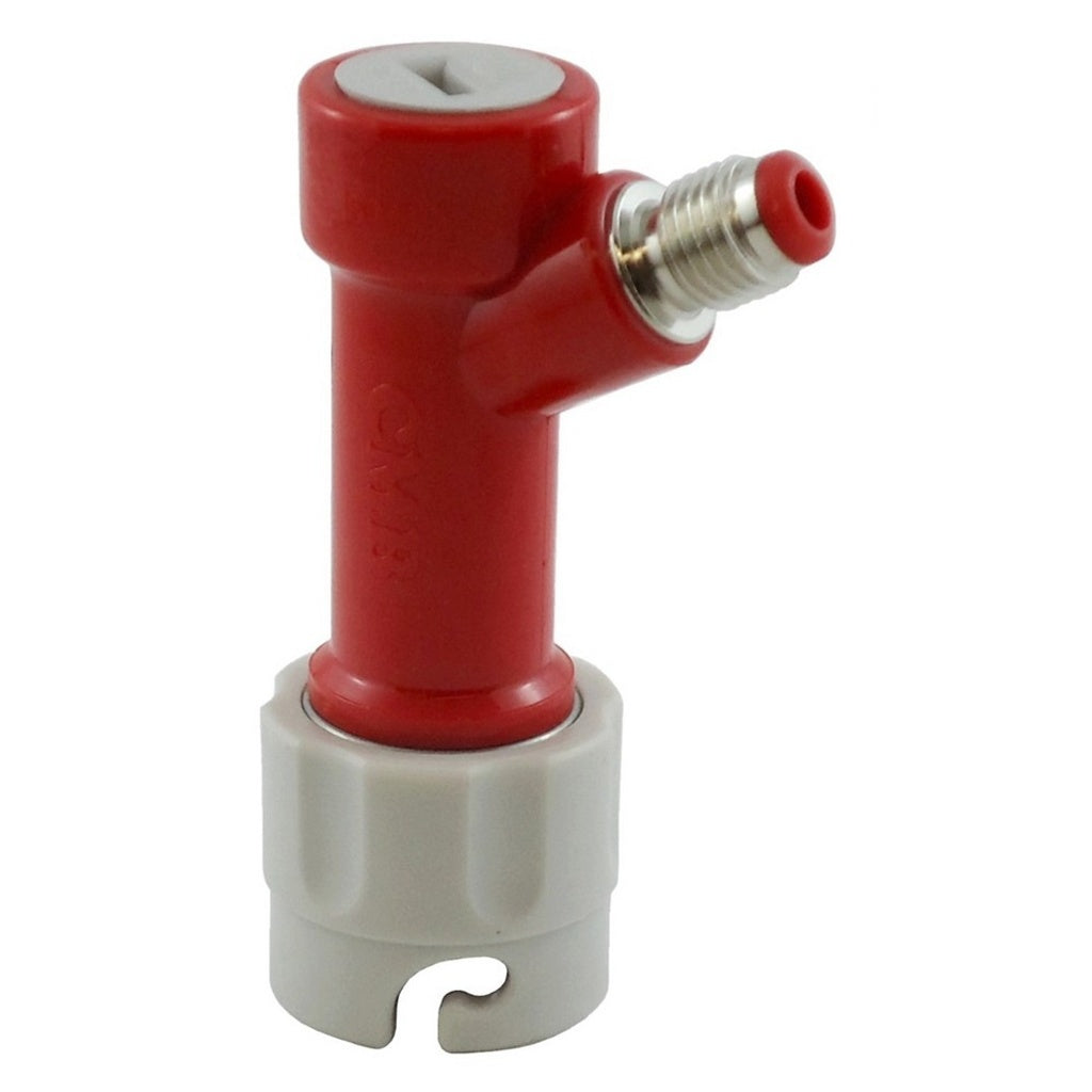CMBecker Disconnect, Tall Pin-Lock, 1/2" Male Flare, Gas, Gray