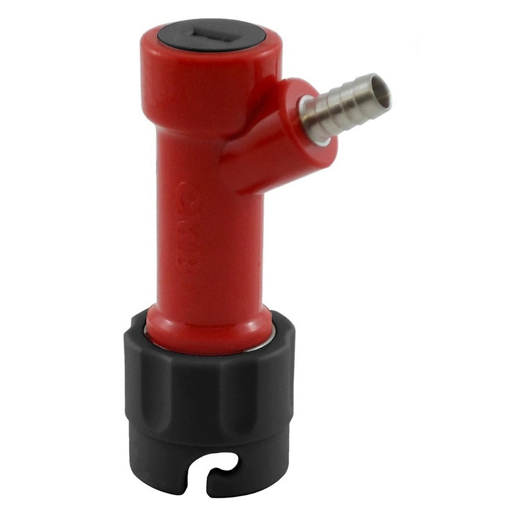 CMBecker Disconnect, Tall Pin-Lock, 1/4" Barb, Liquid, Black