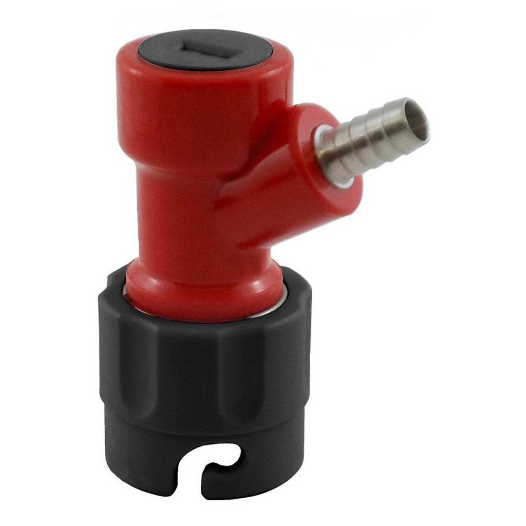 CMBecker Disconnect, Short Pin-Lock, 1/4" Barb, Liquid, Black