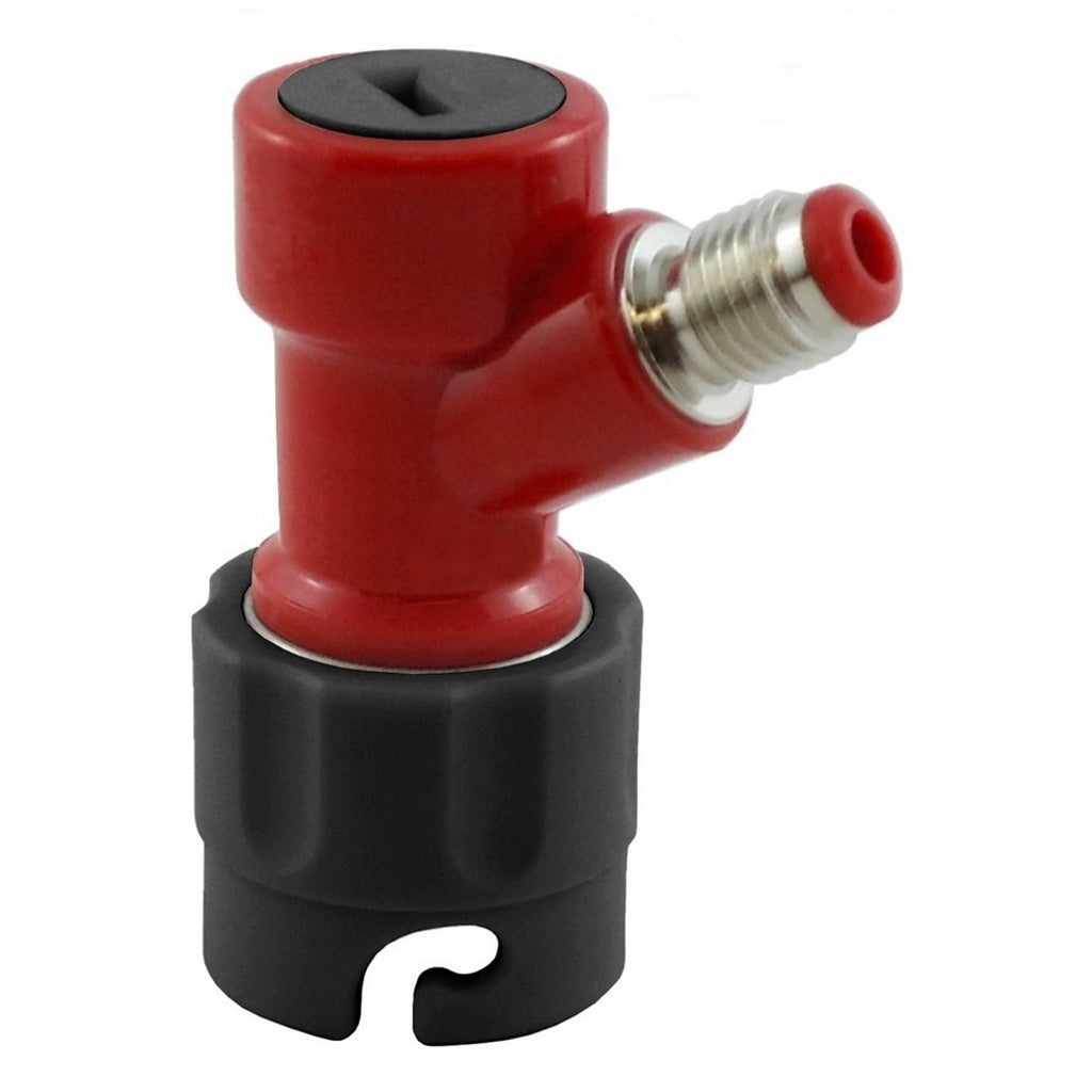 CMBecker Disconnect, Short Pin-Lock, 1/4" Male Flare, Liquid, Black