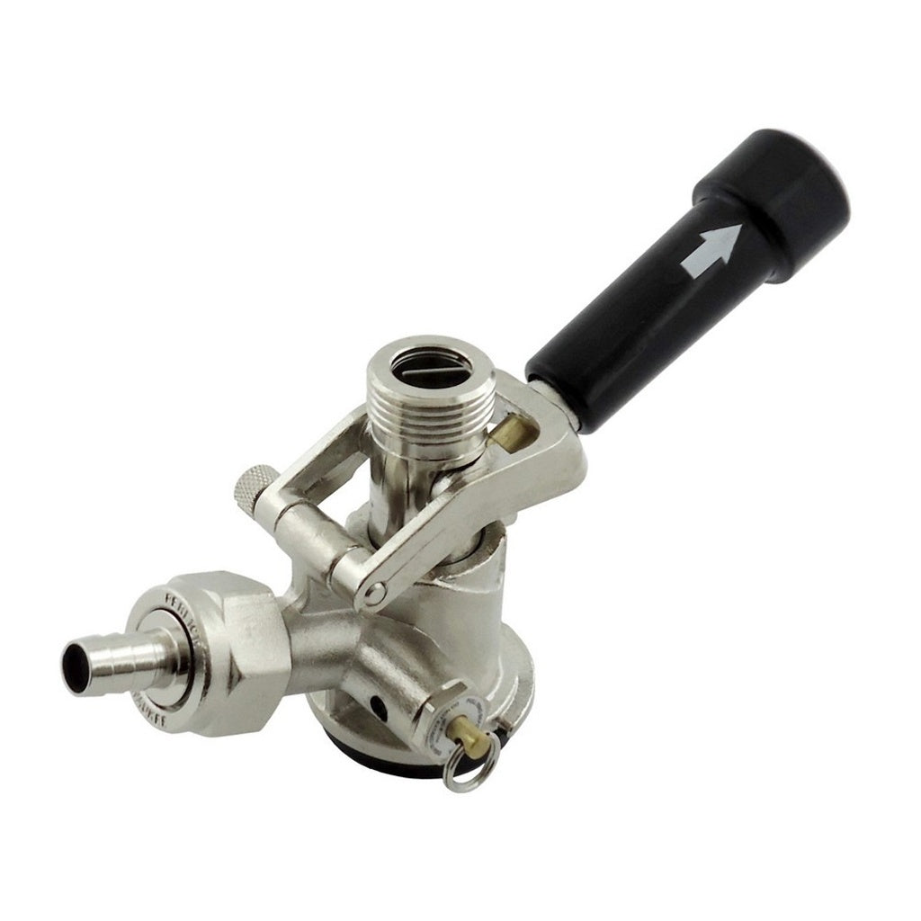 Perlick Keg Coupler with Non-Rotating Probe, European Sankey, Stainless Steel