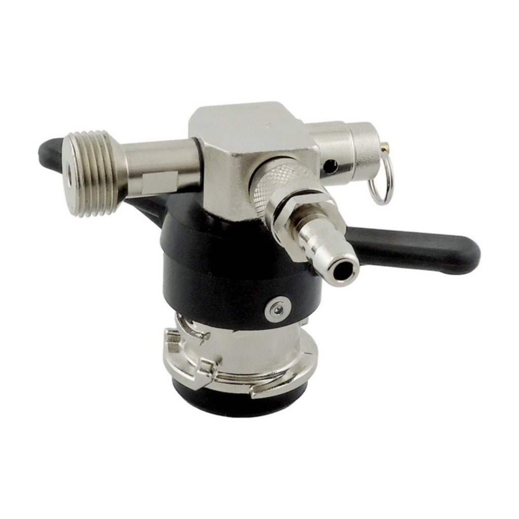 Taprite Low Profile Keg Coupler, American Sankey, Black Twist/Wing Handle