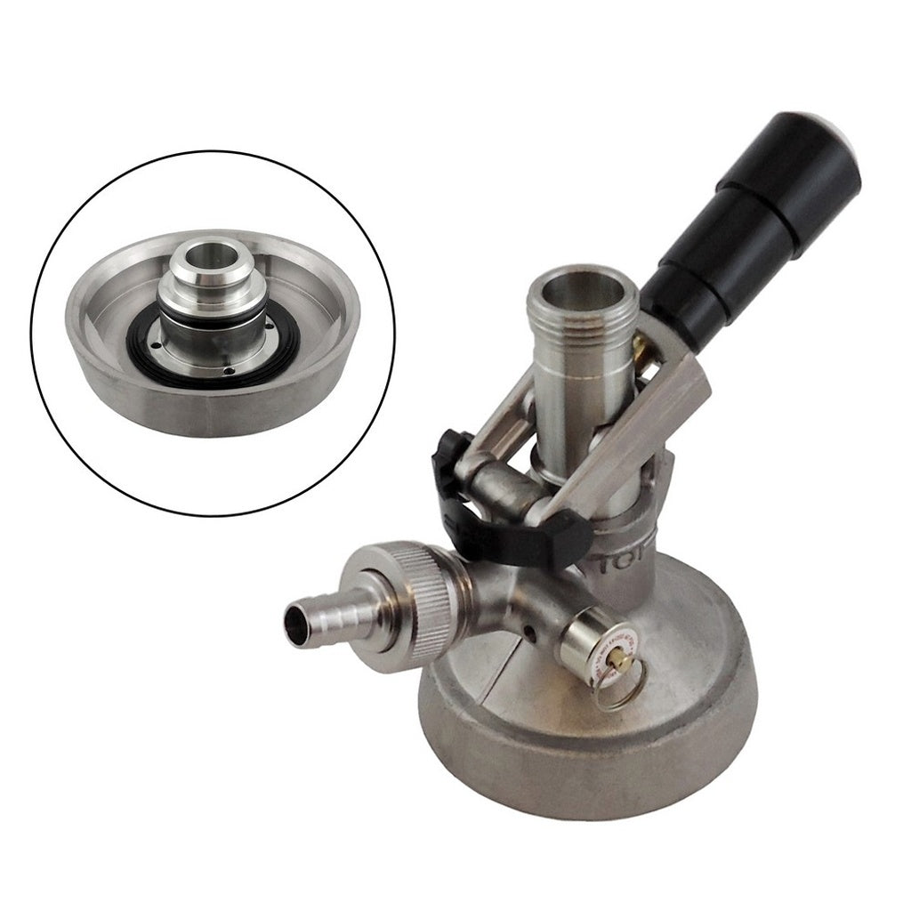 TOF Keg Coupler, Key Keg, Stainless Steel