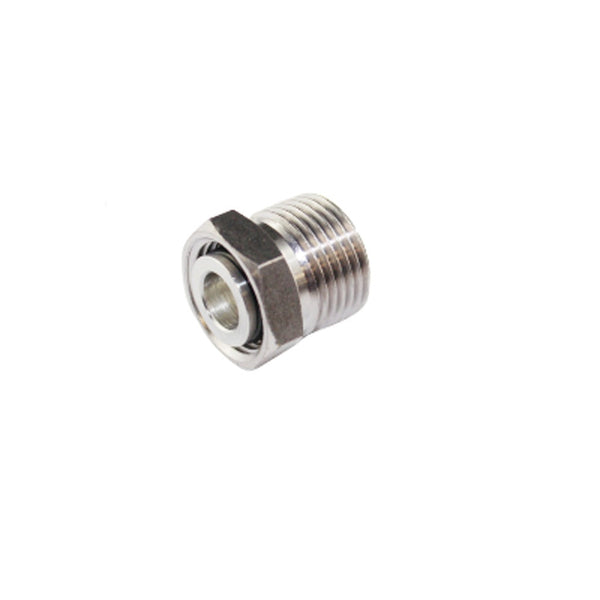 TOF Stainless Steel Probe Adapter, Converts 1/2" BSP to 5/8" BSP