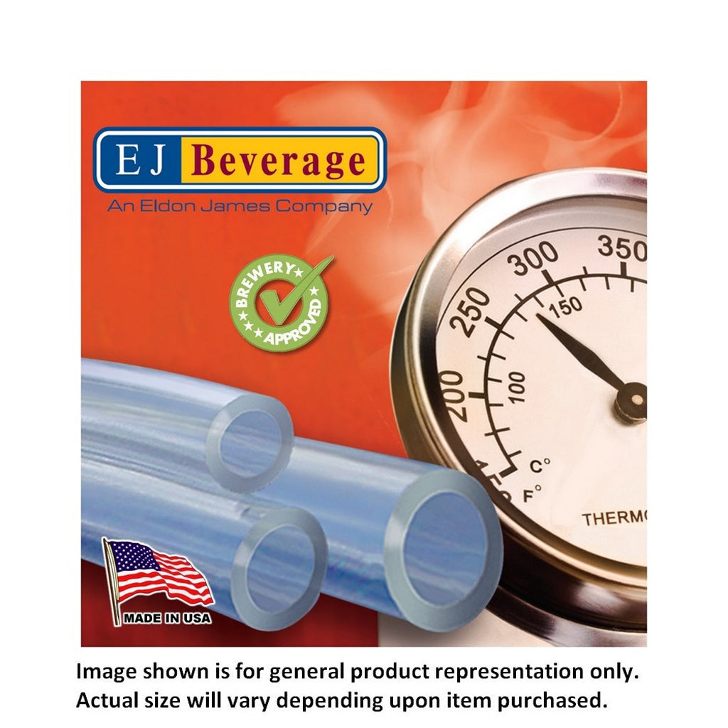 Eldon James Beverage High Temp Tubing, 3/8" ID x 5/8", 50 ft