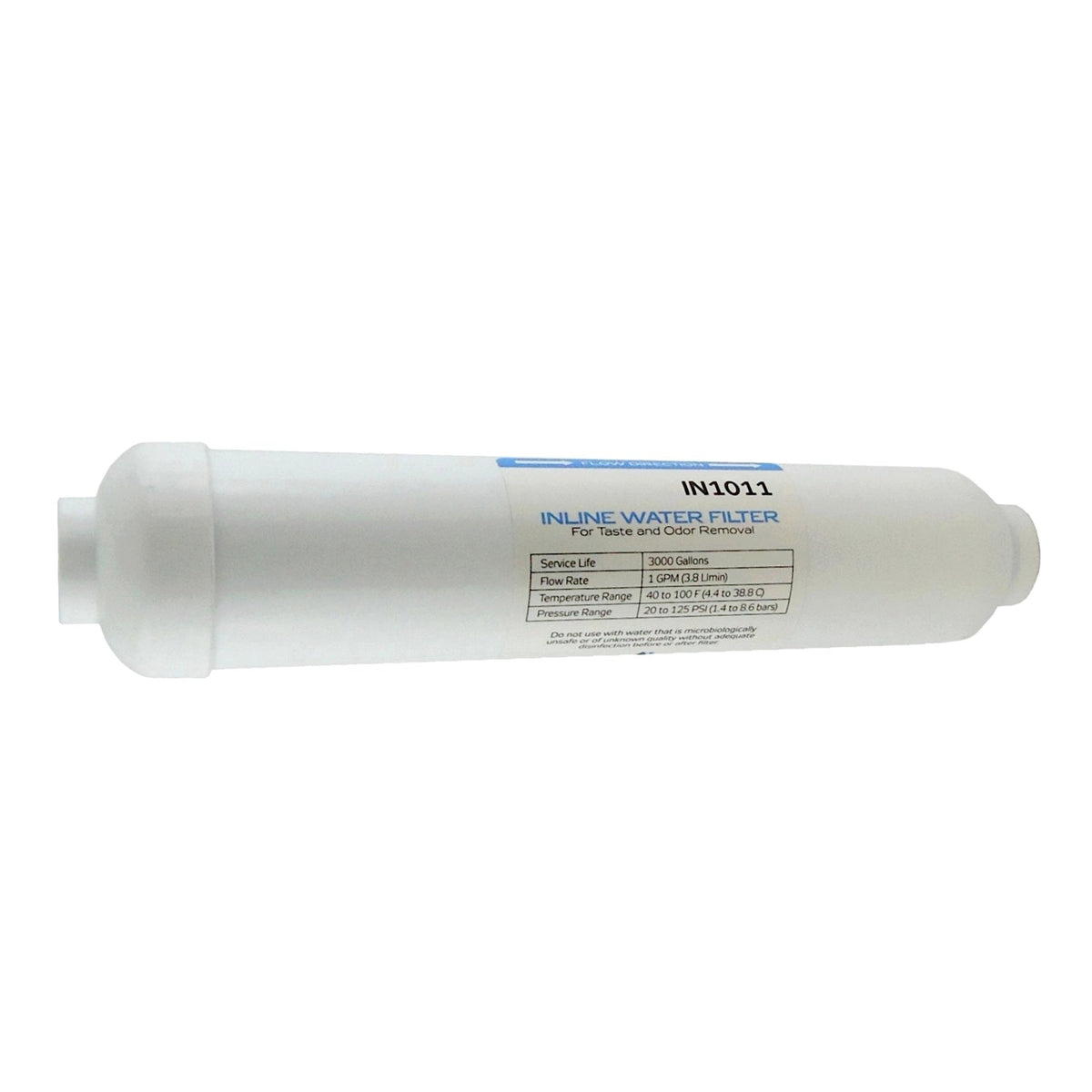 Good Water Warehouse 10" In-line Water Filter, 1/4"FPT (Coco Gac)