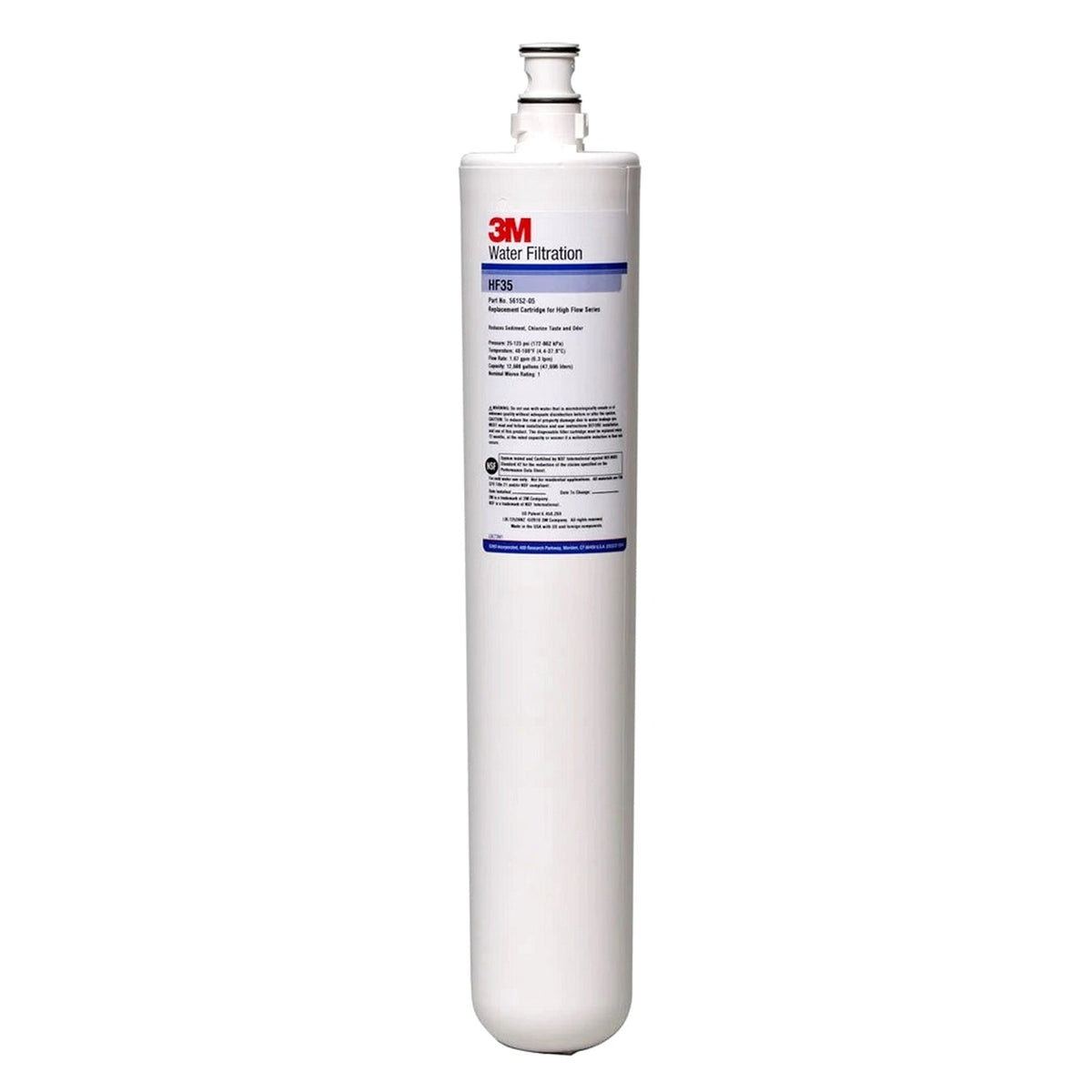 3M HF35 High Flow Series Water Filter Cartridge for Cold Beverages