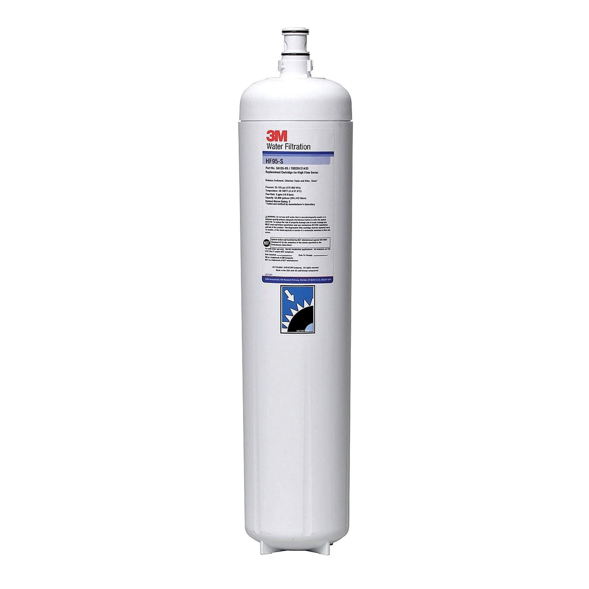 3M HF95-S High Flow Series Water Filter Cartridge with Scale Inhibitor