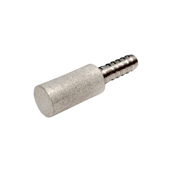 Carb Stone, 1/4" Barb, 0.5 Micron, 304 Stainless Steel