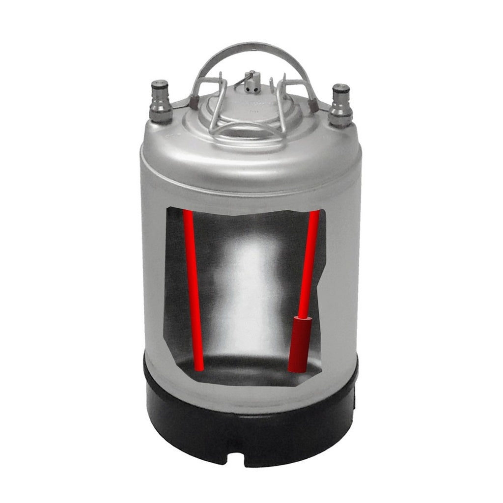 Foxx Motorless Carb Tank with Strap Handle 2.5 Gallon