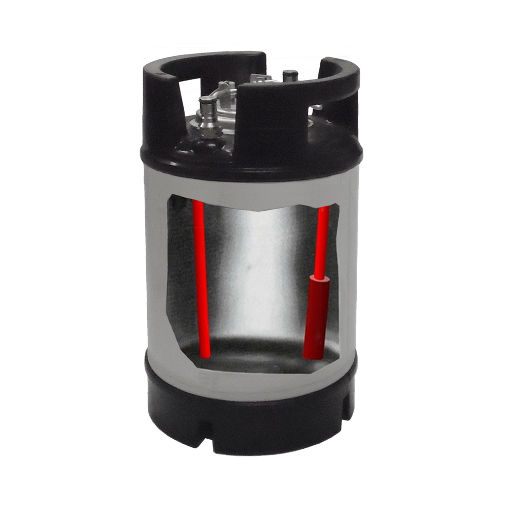 Foxx Motorless Carb Tank with Rubber Top 2.5 Gallon