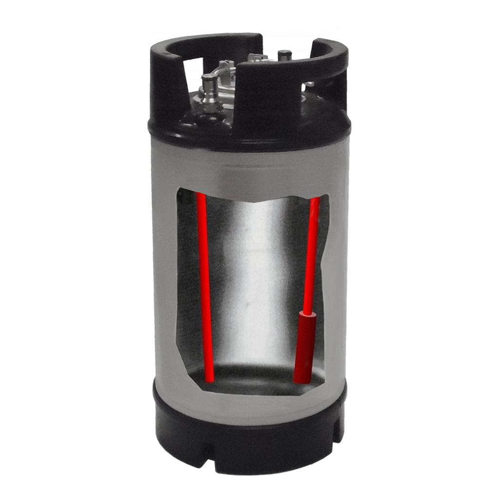 Foxx Motorless Carb Tank with Rubbertop Handle 3 Gallon