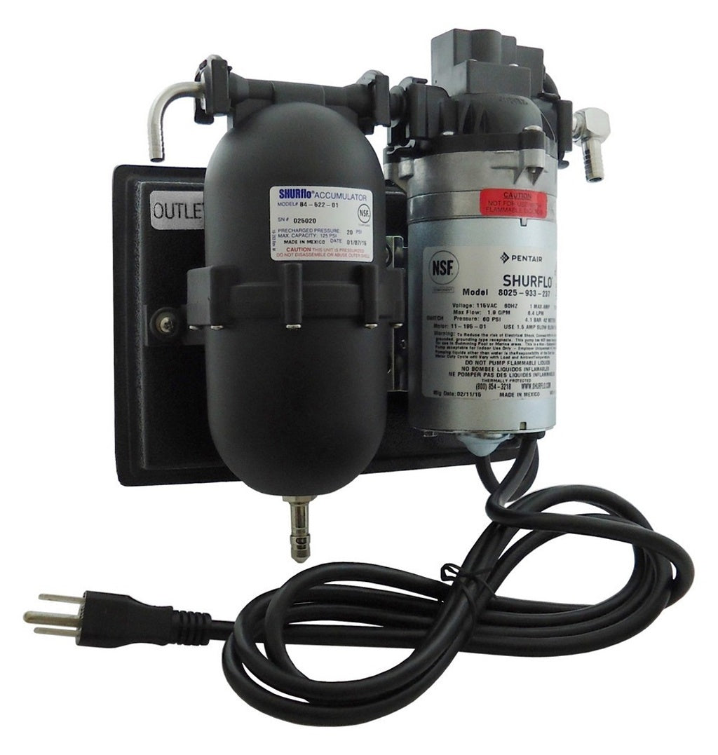 Shurflo Mini Water Boost System, 115V, 60 PSI