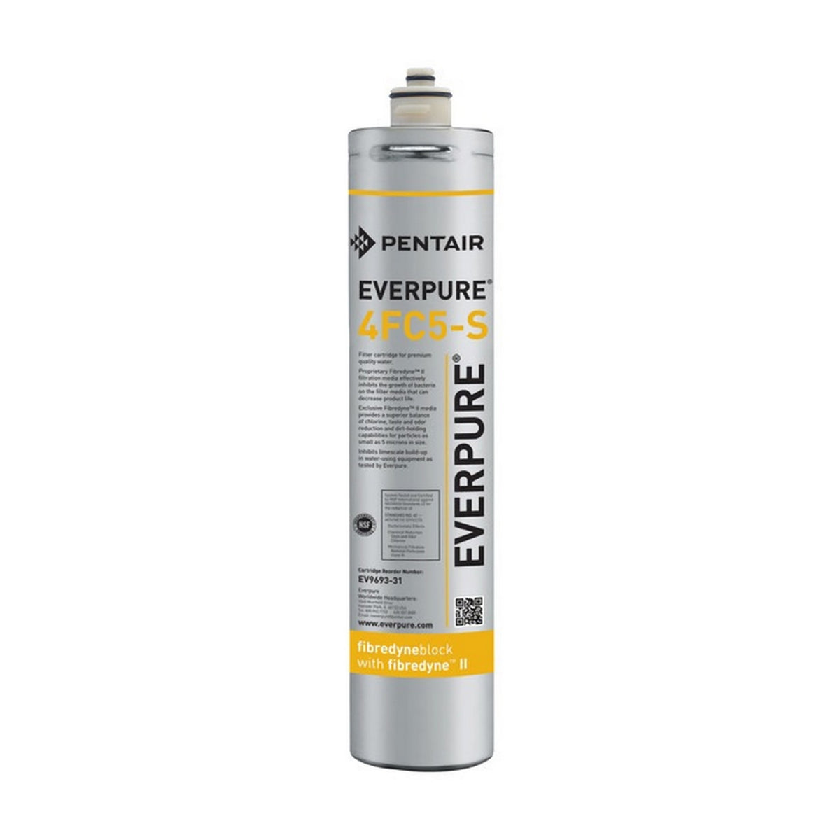Everpure EV9693-37 4FC5-S Water Filter Cartridge, 5 Micron, 2.5 GPM