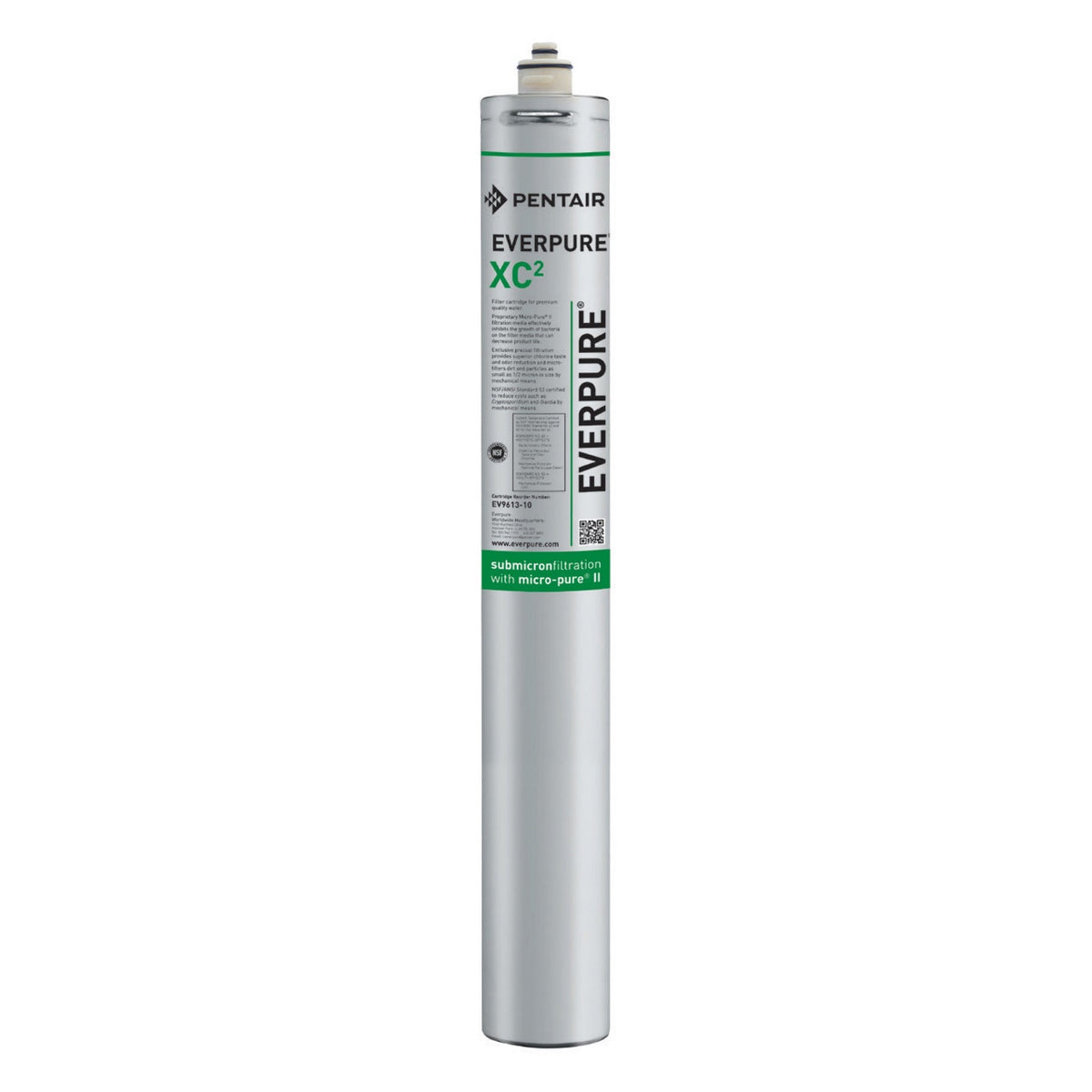 Everpure EV9613-10 XC2 Filter Cartridge, 0.5 Micron, 1.67 GPM