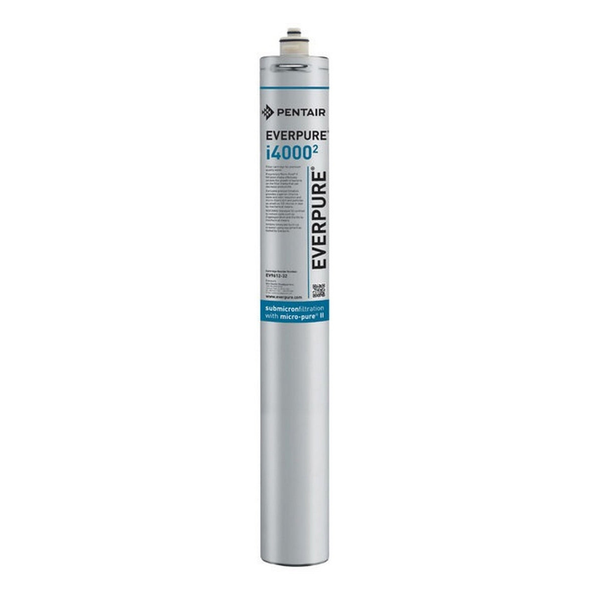Everpure EV9612-37 i40002 Water Filter Cartridge, 0.5 Micron, 1.67 GPM