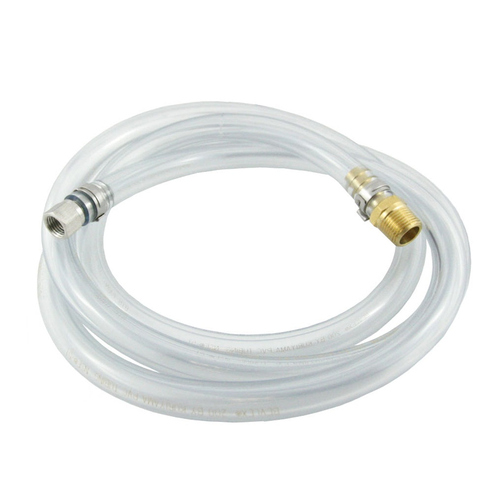 Jumper-filter, Clear 3/8"MPT X 1/4"FFL-Swivel (6' L)