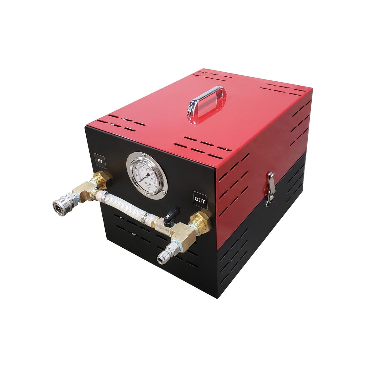 Foxx Electric Beer Line Cleaning Pump with Gauge Heavy Duty
