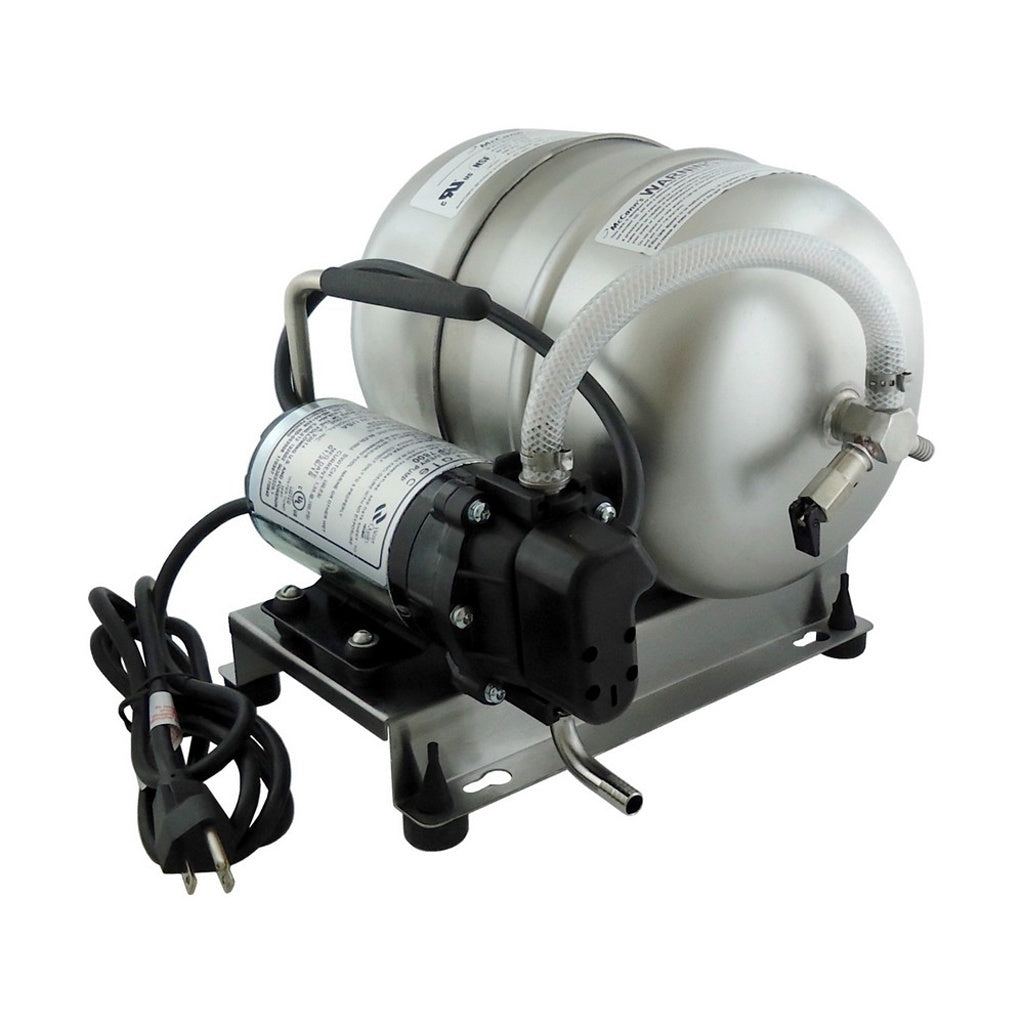 McCann's Econo Water Booster, 115V/60Hz, Stainless Steel 2 Gallon Tank