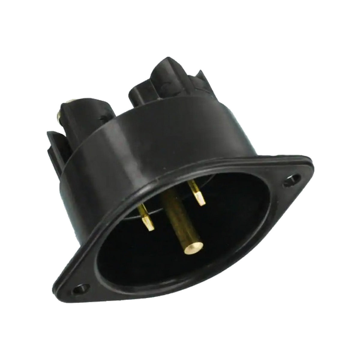 RECESSED MALE PLUG, 3-WIRE 15AMP 125V (FLANGED) LEVITON