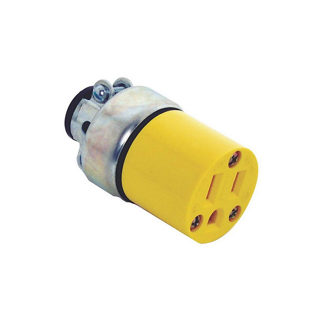 Female Heavy-Duty Receptacle, 15-Amp 3-Wire 125V