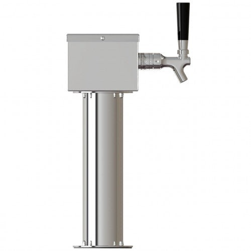 UBC T Tower, 4 Faucets, Air Cooled, Stainless Steel