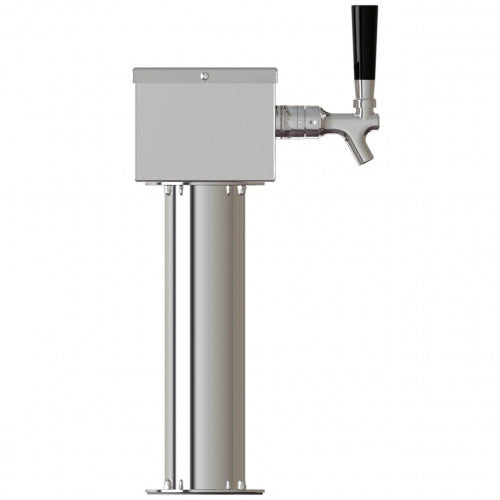 UBC T Tower, 6 Faucets, Glycol Cooled, Stainless Steel