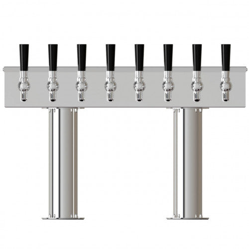 UBC Pass Thru Tower, 8 Faucets, Air Cooled, Stainless Steel