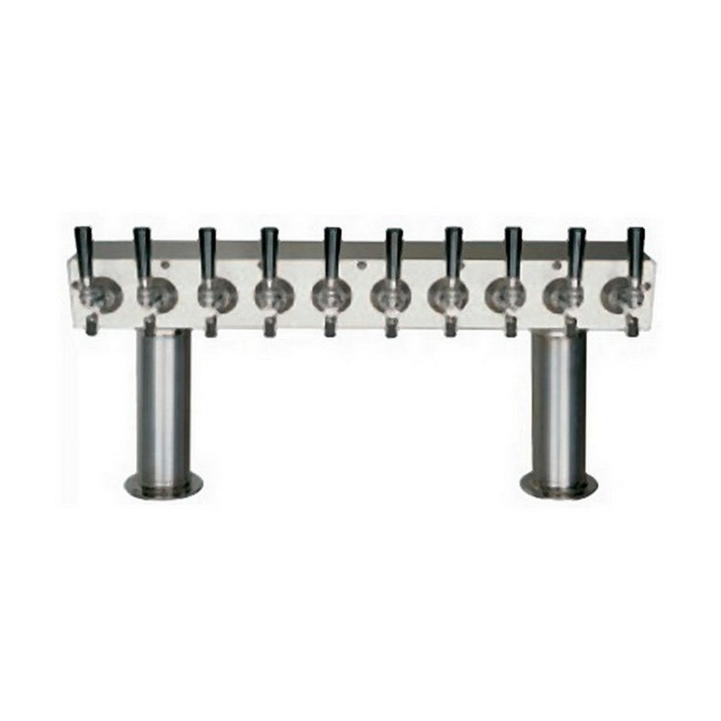 ABECO Pass Thru Tower, 10 Faucets, 3" Diameter, Glycol Cooled