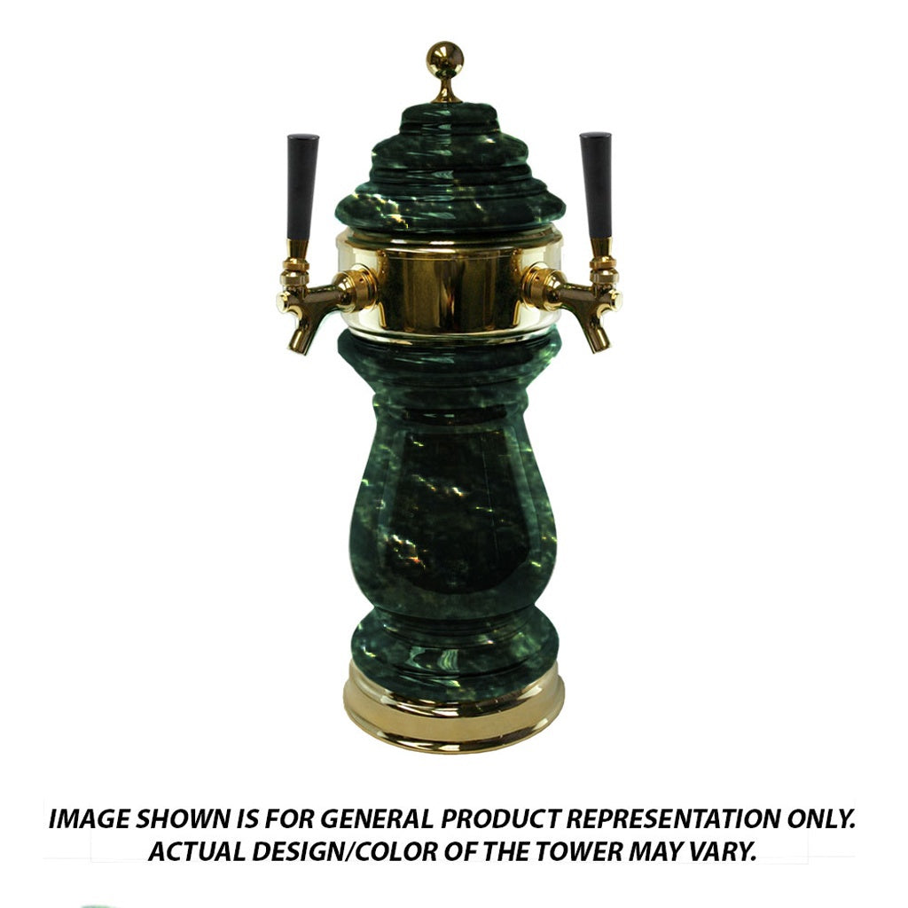 ABECO Ceramic Tower, 2-Faucet (Specify Color)(specify Trim)