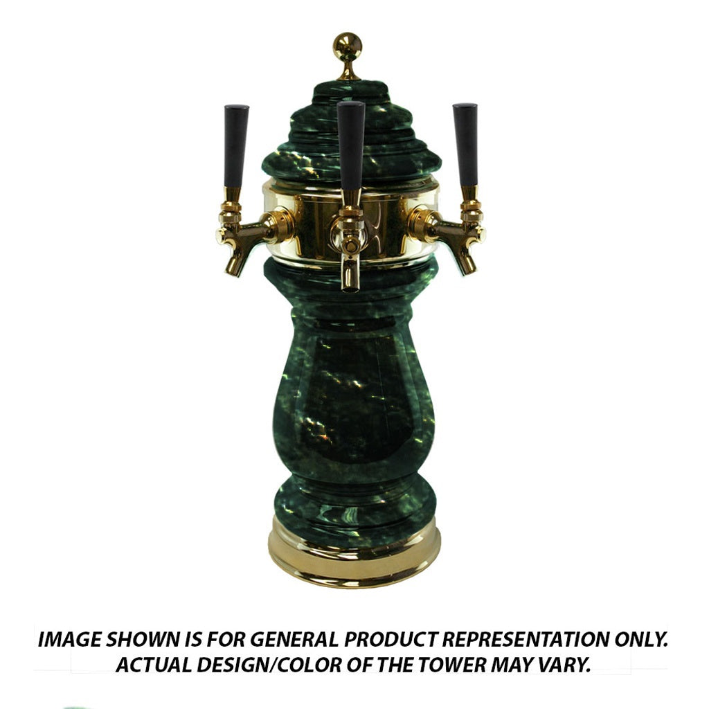 ABECO Ceramic Tower, 3-Faucet (Specify Color)(specify Trim)