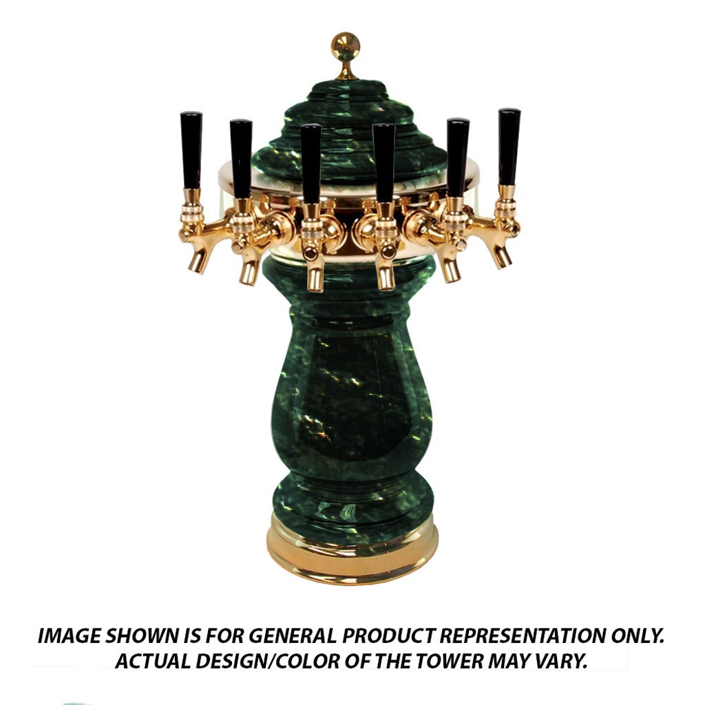ABECO Ceramic Tower, 6-Faucet (Specify Color)(specify Trim)